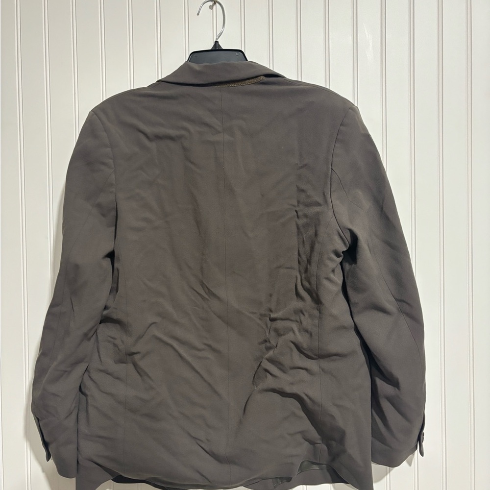 SAMSOE Oversized Single-Button Blazer in Taupe - Picture 8 of 8